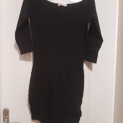 Black short dress used Pink Woman