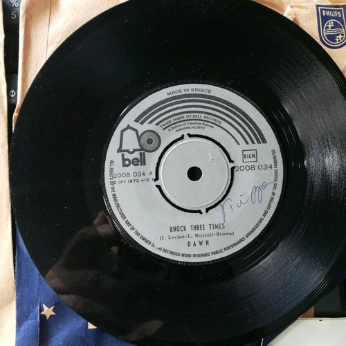 Pop singles used, pack of 6, 45 rpm