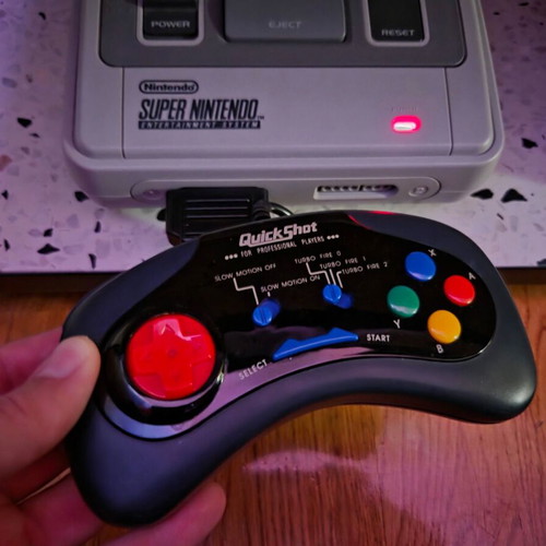 Quickshot QS-160 controllers for SNES Super Nintendo used, pack of 2