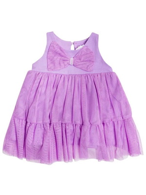 Dress with bow and tulle for 3-6 and 6-9 months new