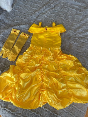 Beauty and the Beast dress like new with accessories