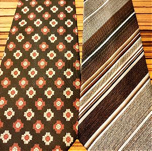 2 vintage γραβάτες