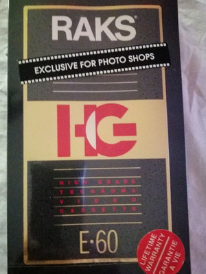 Κασέτες DVD RAKS E-60 καινούργιες σφραγισμένες