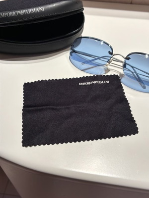 Γυαλιά ηλίου Emporio Armani unisex, γκρι και μπλε