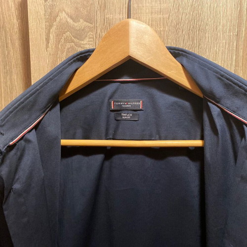 Tommy Hilfiger shirt black slim fit new, size M