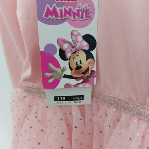 Minnie Mouse Ballet Dress for Girls New, Pink, Size 110 cm