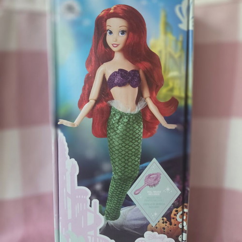 Disney Store Ariel Doll Set with Classic and Wedding Ariel