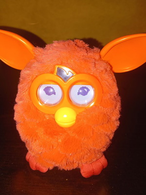 Furby 2012 collectible used, orange, working with speech and eye movement