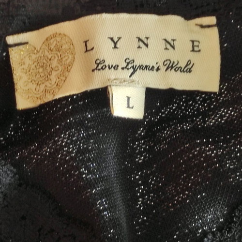 Lynne evening blouse like new with lace and lurex details