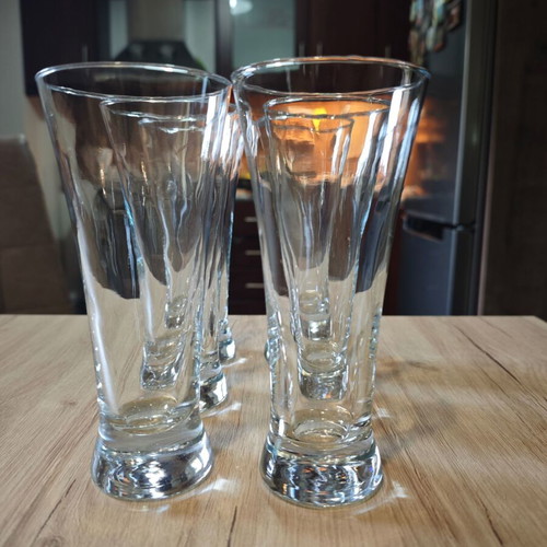 Beer Glasses set of 6 new