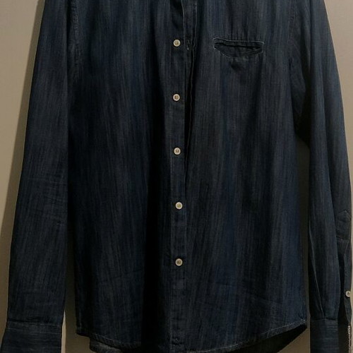 Missone men's blue shirt size Large like new