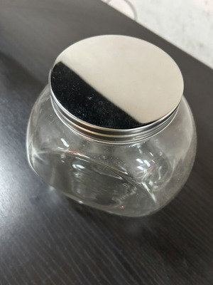 Jar container like new for food storage