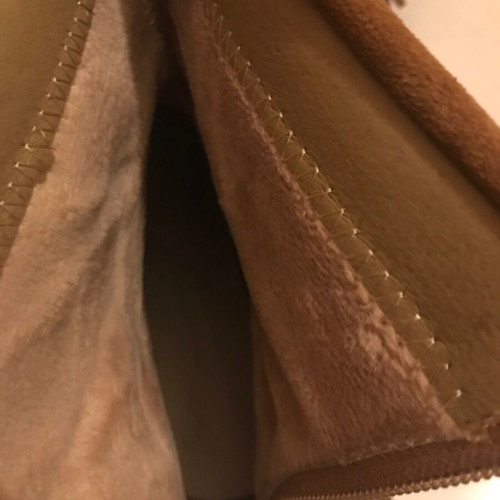 Women's boots with fringe tan size 39 like new with fur lining