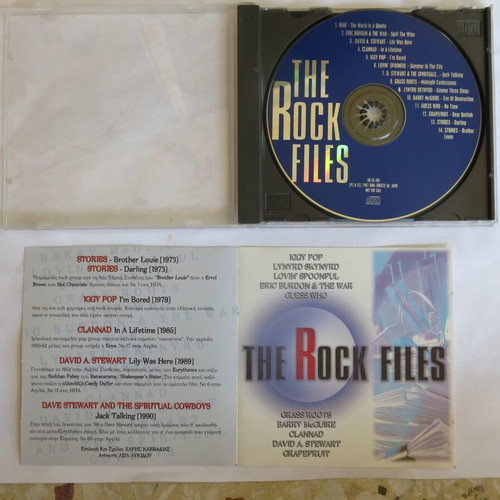 The Rock Files CD used, rock collection from Pop & Rock June 1997