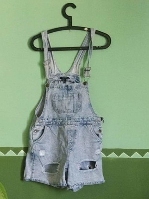 Forever21 jean σορτς σαλοπέτα μεταχειρισμένη, small