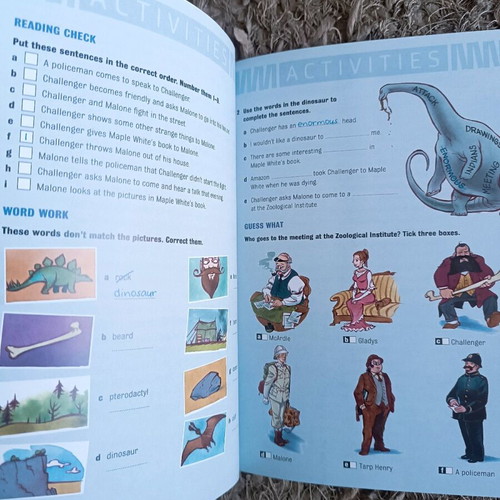English Learning Book The Lost World new