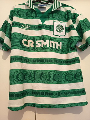Παιδική φανέλα Celtic 1995-1996 σαν καινούργια, υπογεγραμμένη