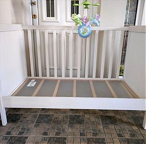 Κρεβάτι μωρού ΙΚΕΑ - στρώμα media Strom - ανωστρωμα aerosleep+ 3 δώρα