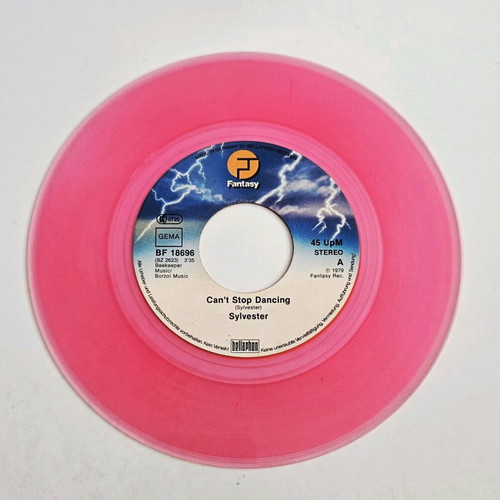 Sylvester Can't Stop Dancing 7" vinyl near mint, pink German edition