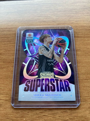 2025-26 Panini Euroleague Contenders Miikka Muurinen Superstar #9 Insert like new
