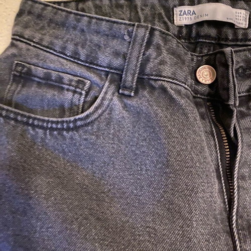 Zara jeans used, black, size S