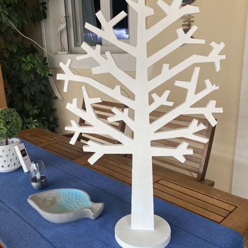 Wooden decorative tree used, 60x45cm