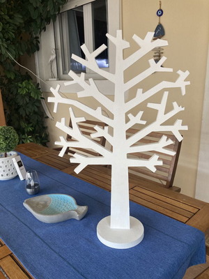 Wooden decorative tree used, 60x45cm