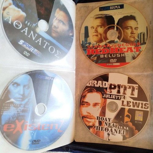 Collection of 72 DVD Western and action movies like new with case