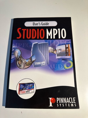 Manual Studio MP10 Pinnacle Systems like new vintage