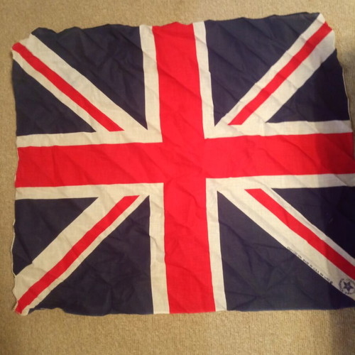 England flag scarf like new, made in USA