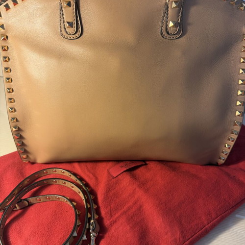 Valentino Bags beige handbag like new with gold details