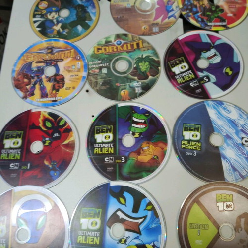 Children's DVD and VCD used, pack of 100