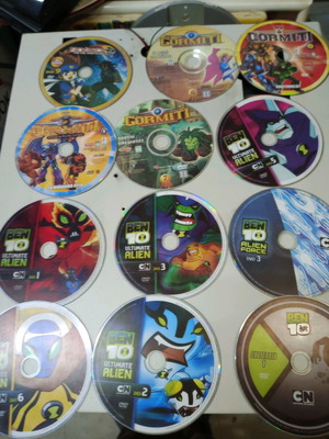 Children's DVD and VCD used, pack of 100