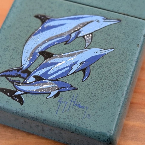 Zippo Guy Harvey 2002 lighter in very good condition