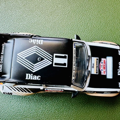 Renault 5 Turbo 1/43 scale model car used, 30º Tour de Corse 1986