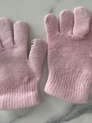 Γάντια παιδικά κορίτσι 1-4 χρονών μεταχειρισμένα, ροζ