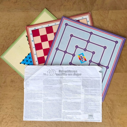 Vintage board game The 10 Most Popular Games of the World used, MIKA