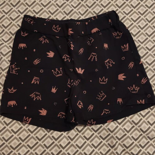 Nek Kids Wear shorts for girls, black, age 10