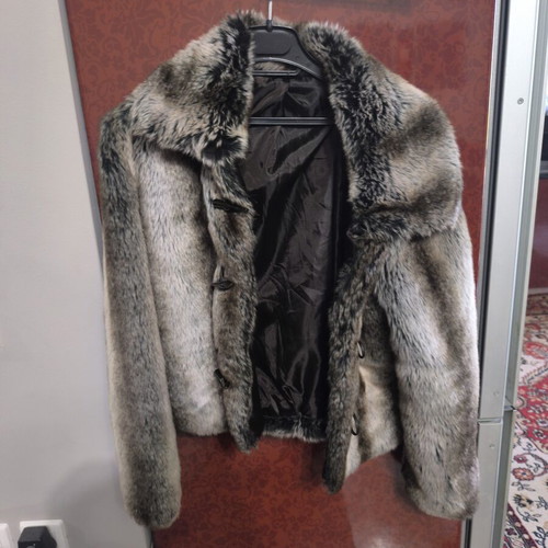 Synthetic fur jacket