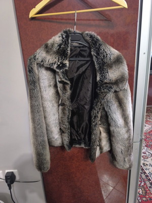 Synthetic fur jacket