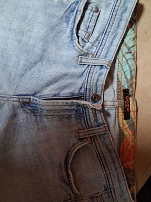 Jeans used, size 46, blue