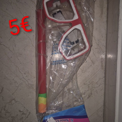 Swim mask new from old bookstore stock