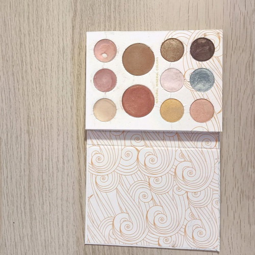 Pacifica makeup set used with eyeshadows, highlighters, blush and bronzer