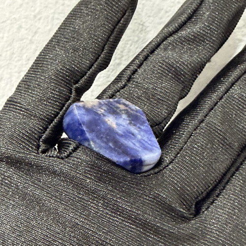 Sodalite stone ring new, unique design