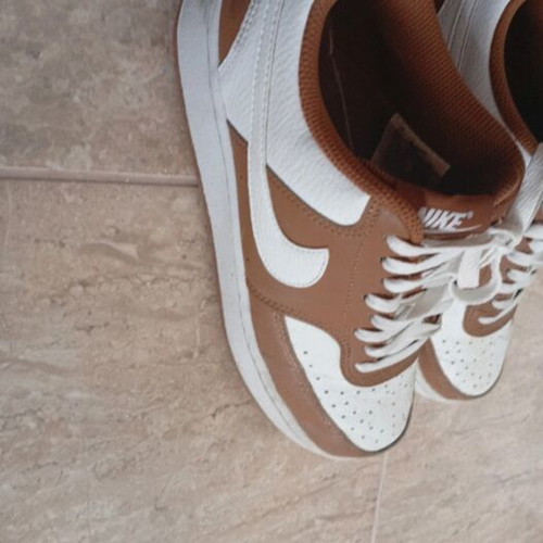 Nike Court Vision Low sneakers used, size 40, grey and brown