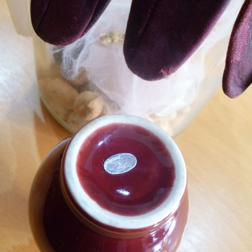 Vintage small flower vase used, 80s