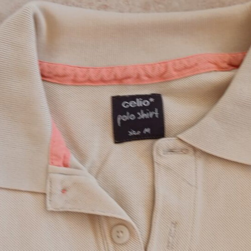 Celio Polo Shirt used, size M, beige