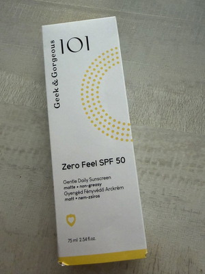 Geek & Gorgeous Zero Feel SPF 50 new, unused
