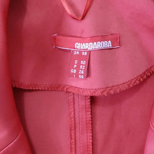 Satin jacket red like new, size XXL