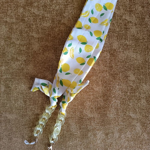Chains for sunglasses with fabric like new, set of 2 pieces